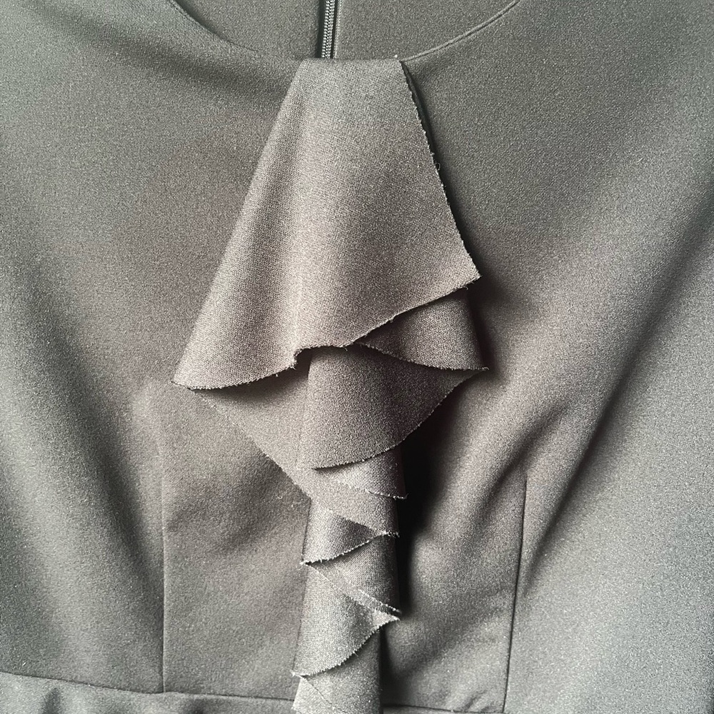 Black Peplum Top - Picture 4 of 4